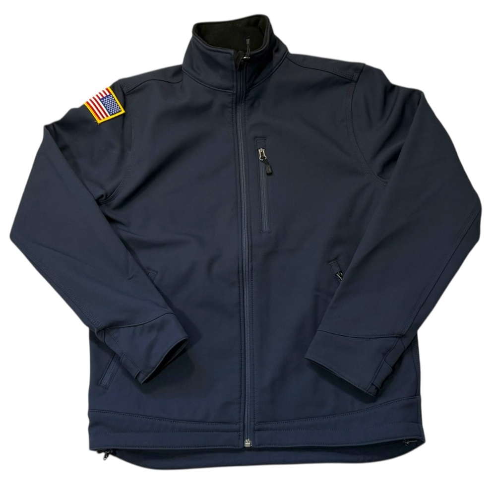 Carhartt the Rain Defender Relaxed Fit Heavyweight Softshell‎ Jacket Navy Blue-M
